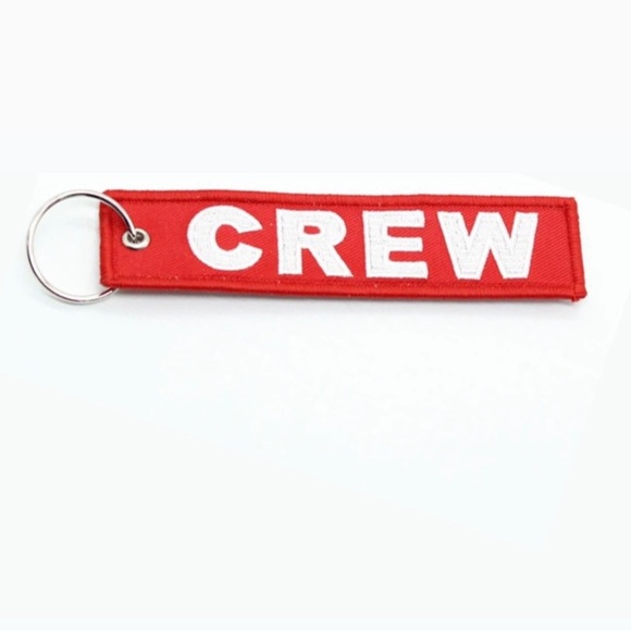 Flight Attendant Cabin Crew Luggage Suitcase Travel Bag Tag Keychain - Picture 1 of 3